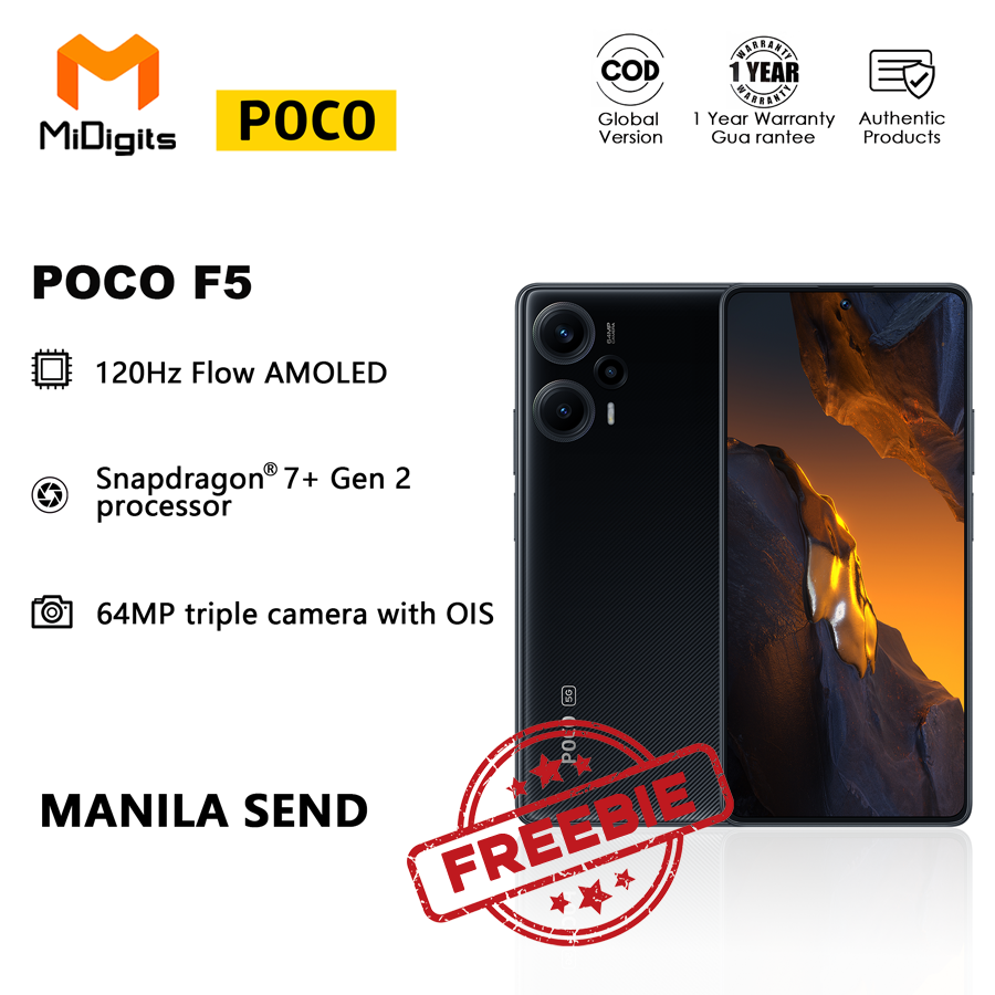 Xiaomi POCO F5 5G Smartphone 12/256GB Snapdragon® 7+Gen2 NFC 120Hz 6.67  AMOLED