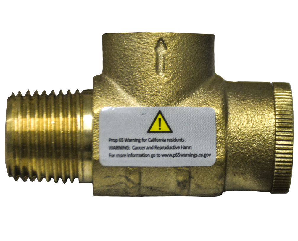 Pentair StaRite TC2160LFP2 Pressure Relief Valve 1/2" NPT Lead Free, Relieves at 75 PSI