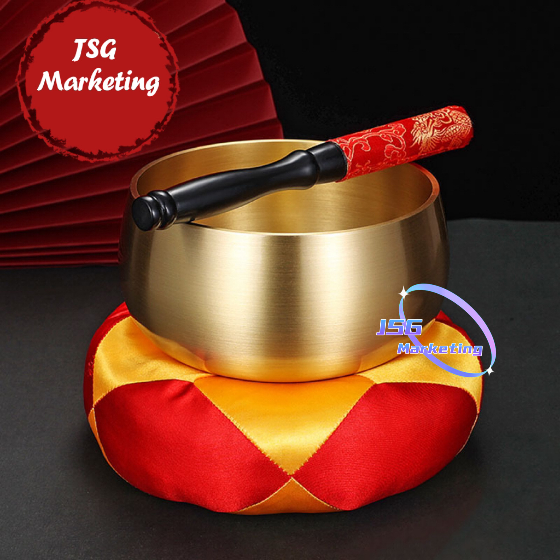 Tibetan Singing Bowl Set for Yoga, Chakra Healing, Mindfulness, and