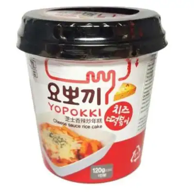 Korea Yopokki soft cheese and chewy Topokki Rice Cake Cup 120g