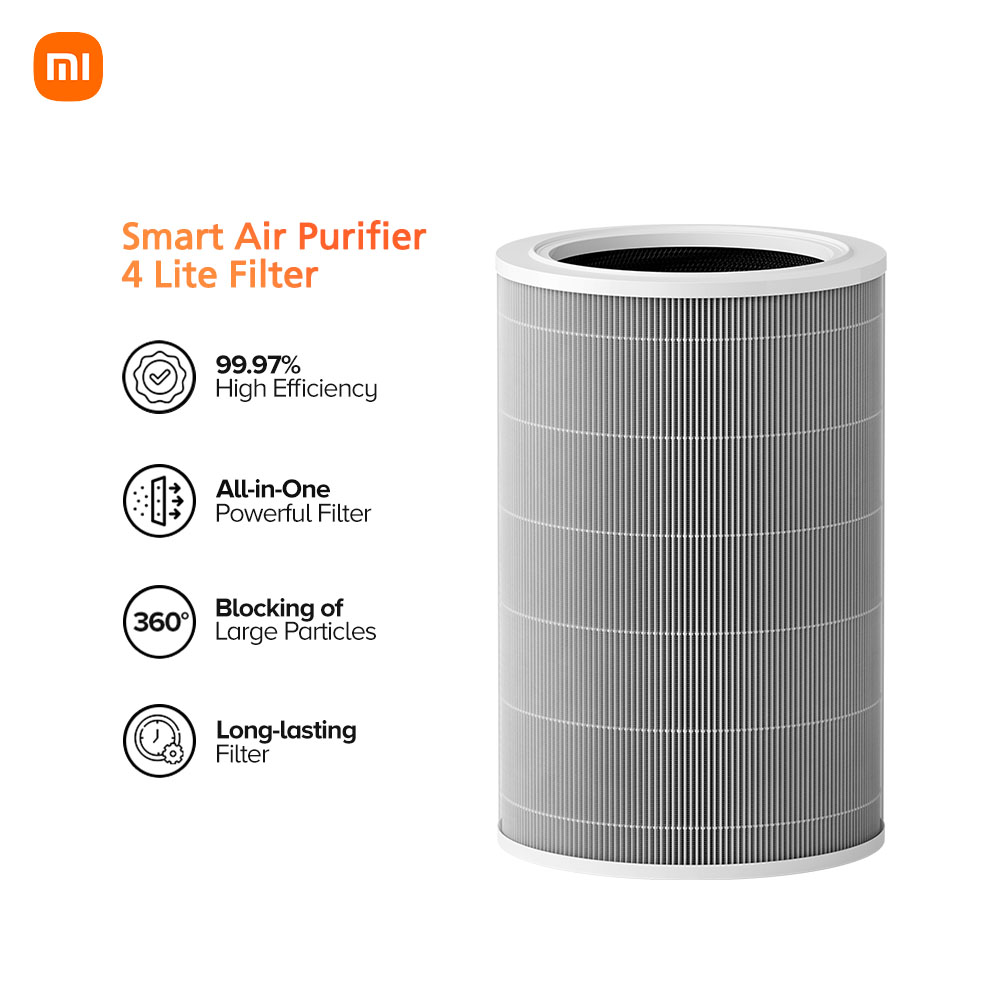 Xiaomi Smart Air Purifier 4 Lite Filter Three-layer high-efficiency 99.97%  filtration compatible w/ Air Purifier 4 Lite