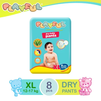 PLAYFUL Dry Baby Pants XL 8's