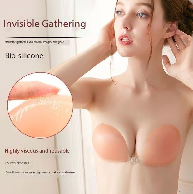 silicone bra invisible push up sexy