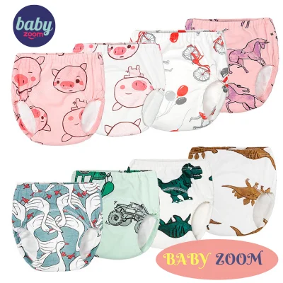【BABY ZOOM】Baby Washable Cute Panties Cloth Diaper Cover Cloth Diapers Random Design