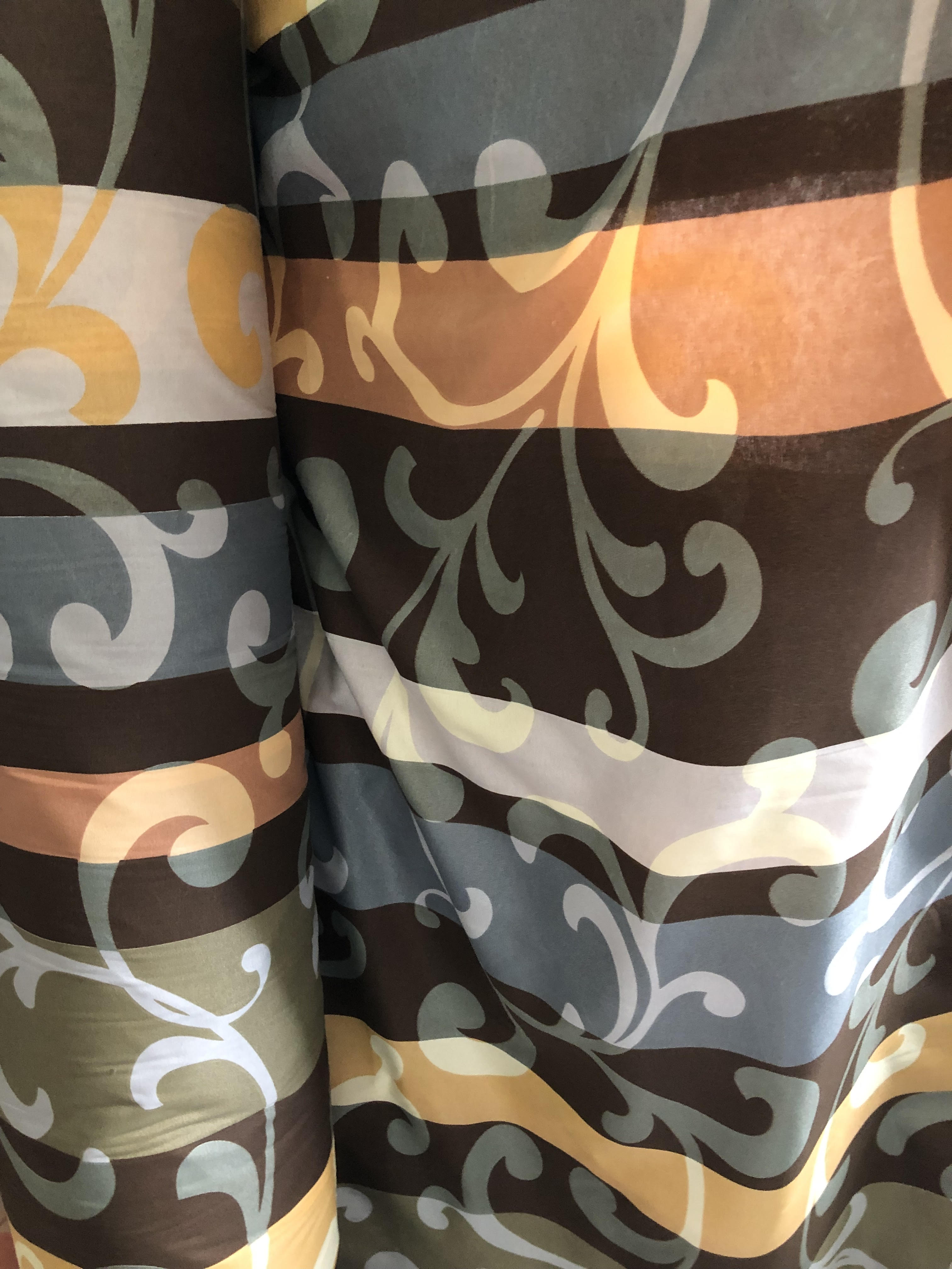 Foam Cover Long Zipper Semi Canadian Fabric Bed Cover Only