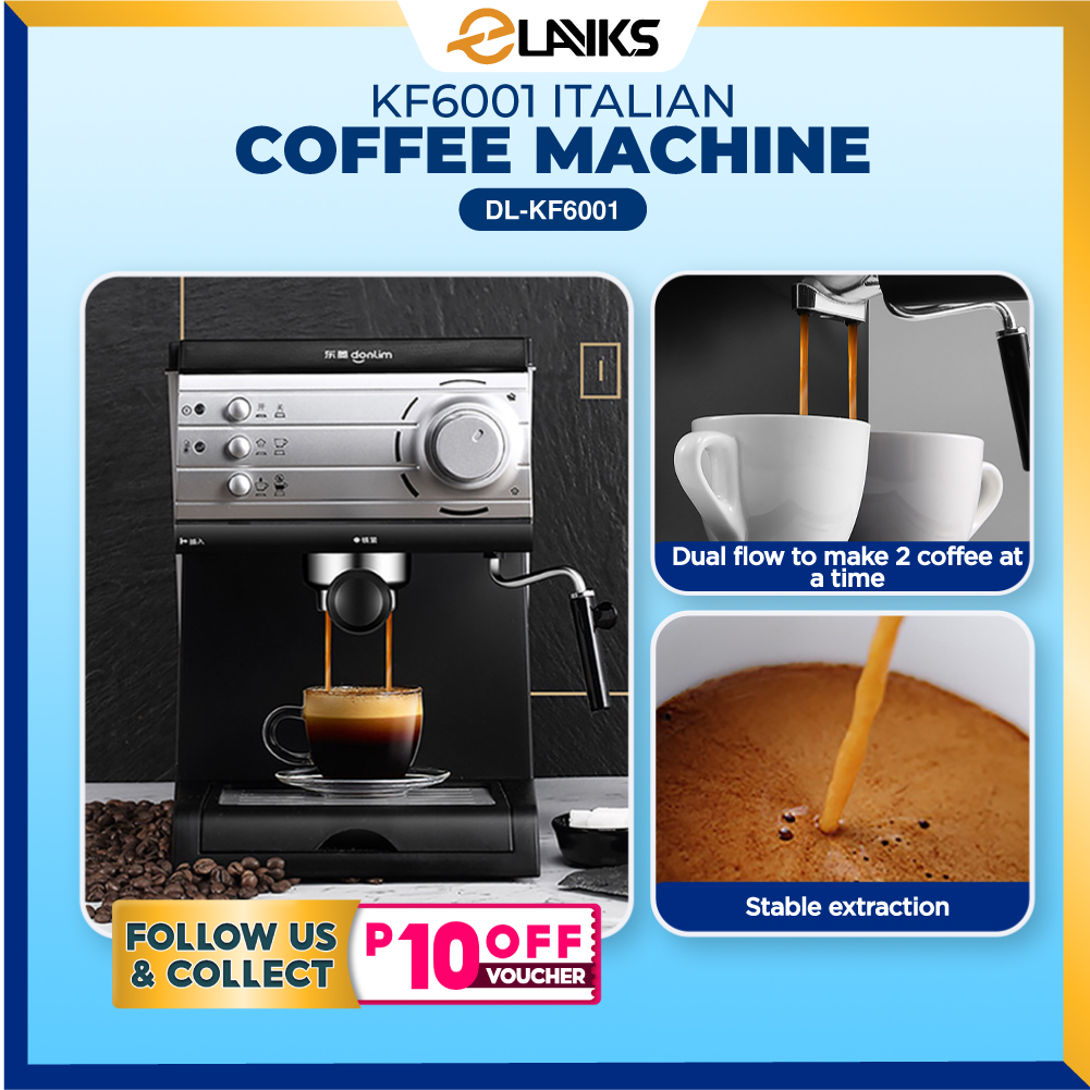 Donlim Espresso Coffee Machine Maker Latte Cappuccino Maker On Sale