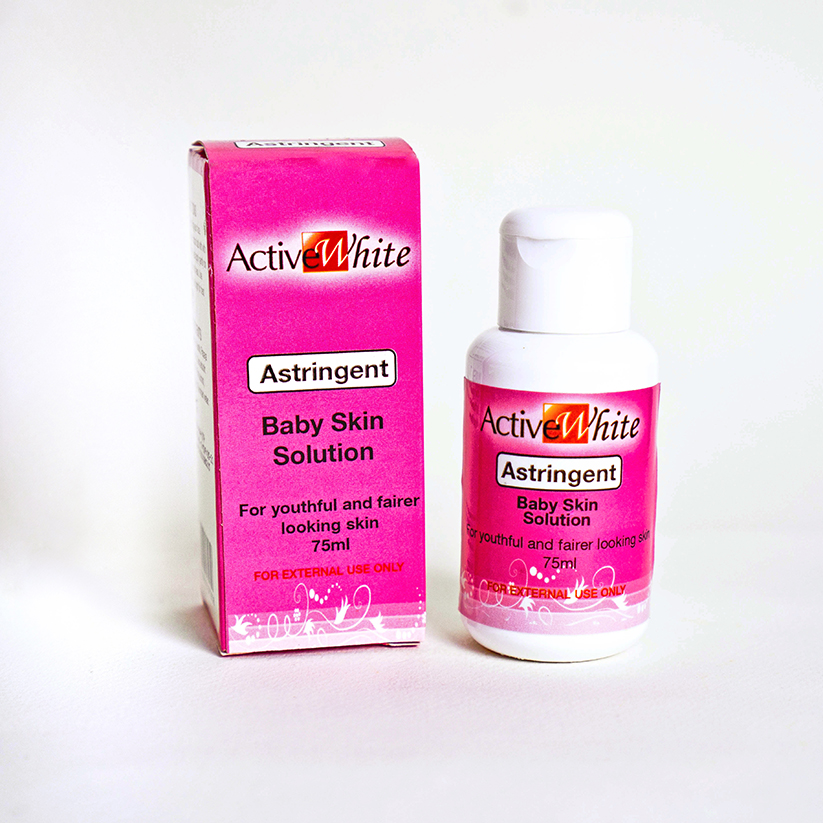 Active White Astringent (Baby Skin Solution) 75ml Soothing Extracts  Astringent Oil Control Baby Skin Solution Dullness Brightening Astringent  Normal Oily Skin Astringent - Lazada | Lazada PH