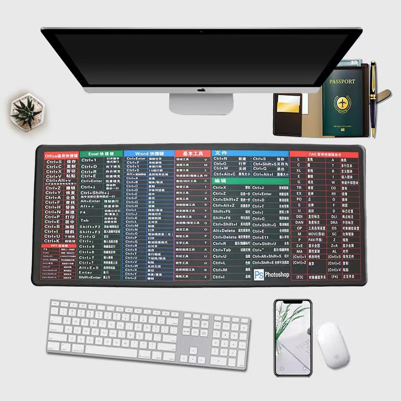 Philippines no.1 Extended Mouse Pad Gaming Mousepad Stitched Edge 80cm