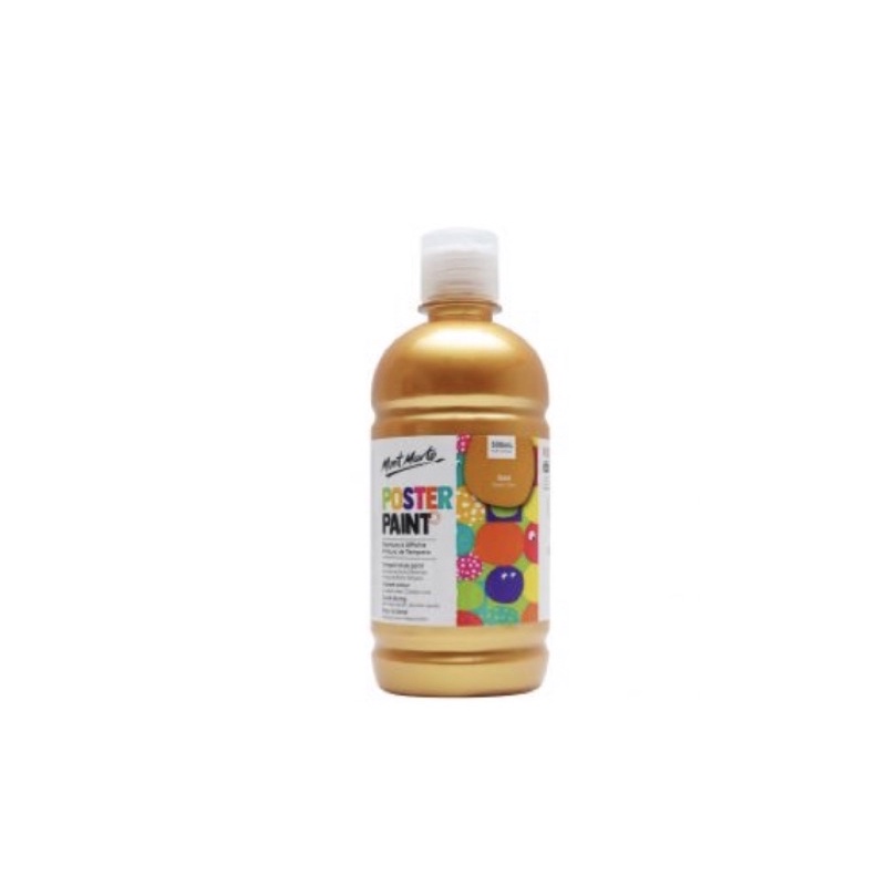 Mont Marte Poster Paint Non Toxic and Washable (500mL) by Tata and