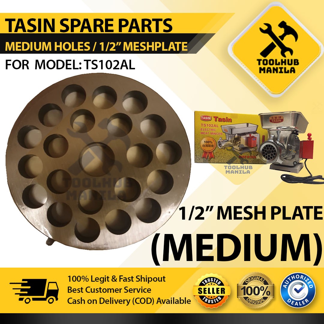 Tasin Blade MEDIUM Hole 3/8" 3/8 inch Meat Grinder Blade Mesh Plate