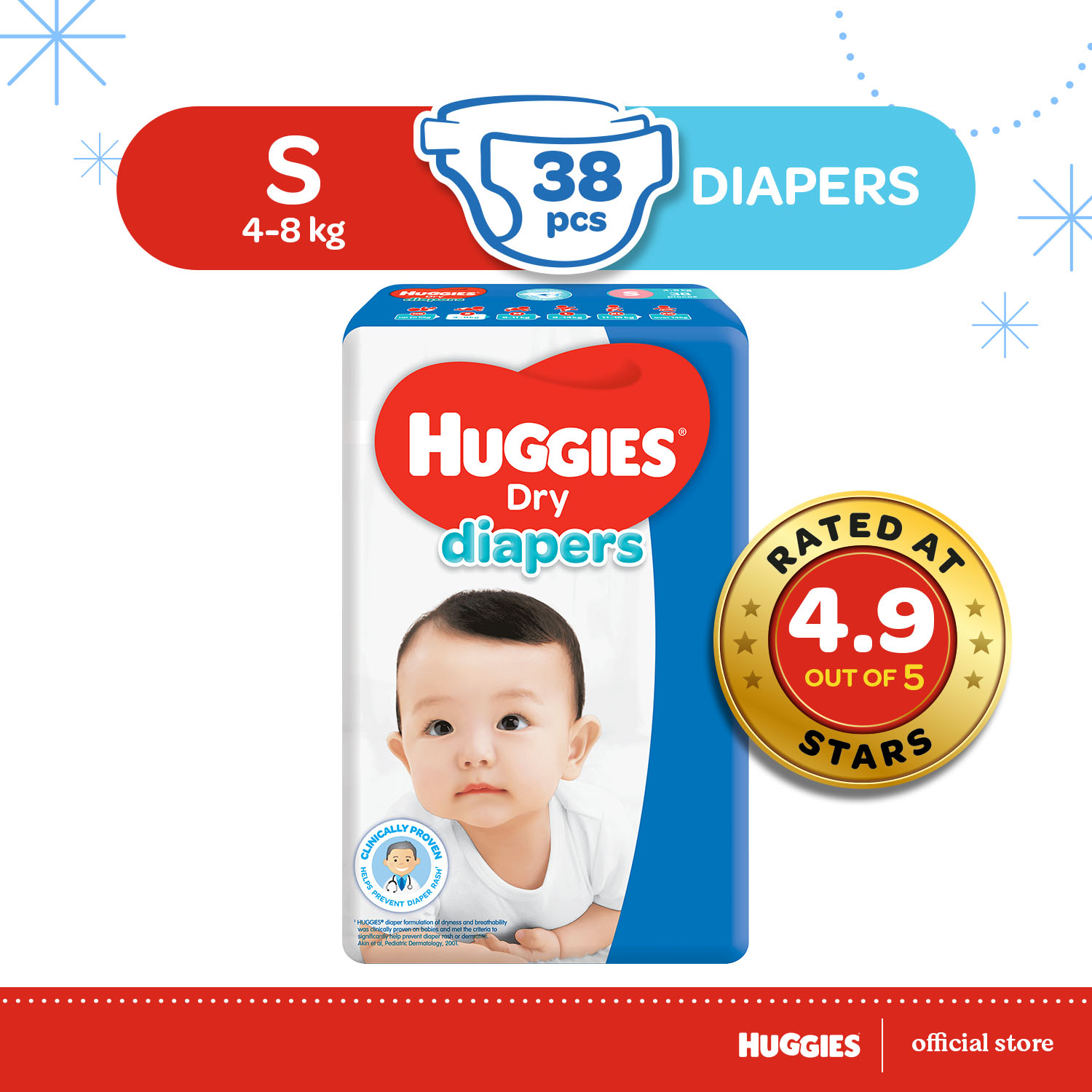 Huggies small store diapers lowest price