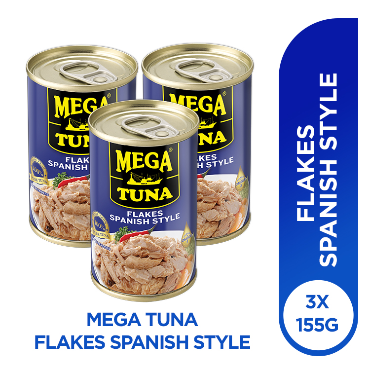 Mega Tuna Flakes Spanish Style 155g Pack of 3 Lazada PH
