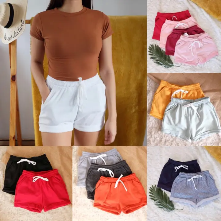 womens jogger shorts long