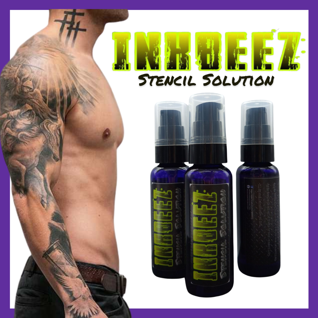 PROMO INKBEEZ TATTOO STENCIL SOLUTION for creating longer lasting