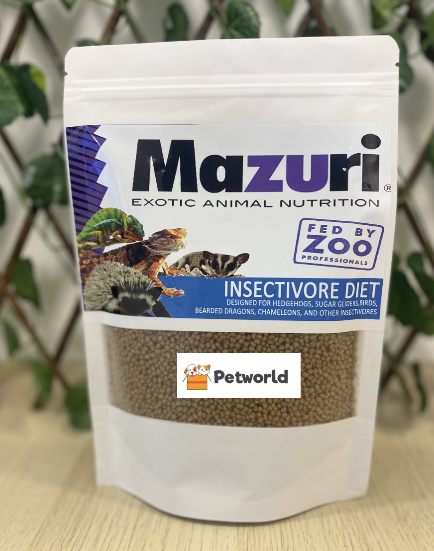 Mazuri Insectivore Diet 1lb (Food For Sugar Glider, Hedgehog, Anoles ...