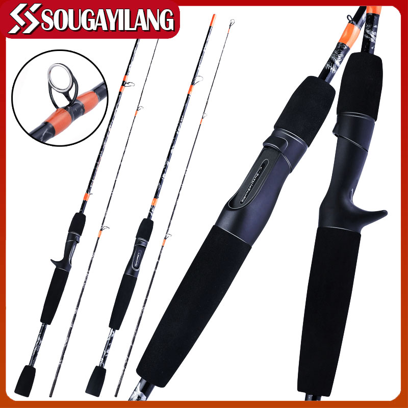 Sougayilang 2 Section 1.8m Fishing Rod Glass Fiber Fishing Rod