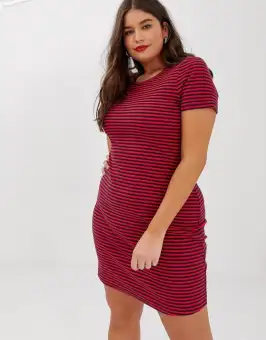 fitted t shirt dress