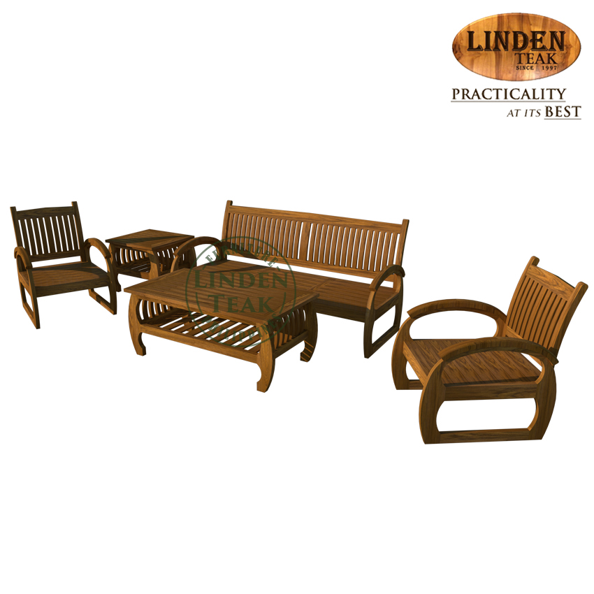 Handcrafted Solid Teak Wood Sedan Old Sofa Set Furniture | Lazada Ph