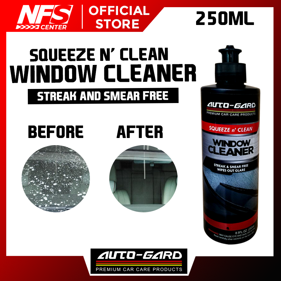 AUTOGARD WINDOW GLASS CLEANER, WATER MARKS REMOVER, ANTIFOGGING