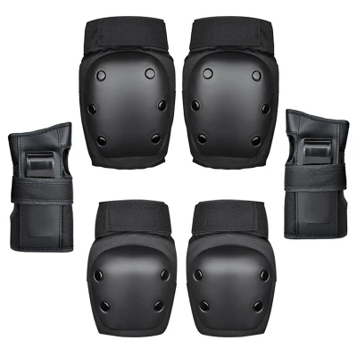 6 Pc Set Knee Pads, Elbow Pads and Wrist Pads. S for Children &Adults