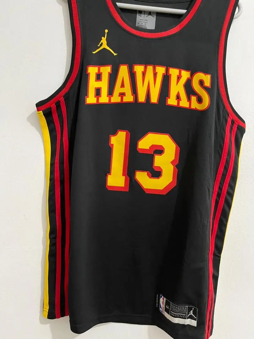 Bogdan Bogdanovic #13 Atlanta Hawks Black Toile Jersey - M