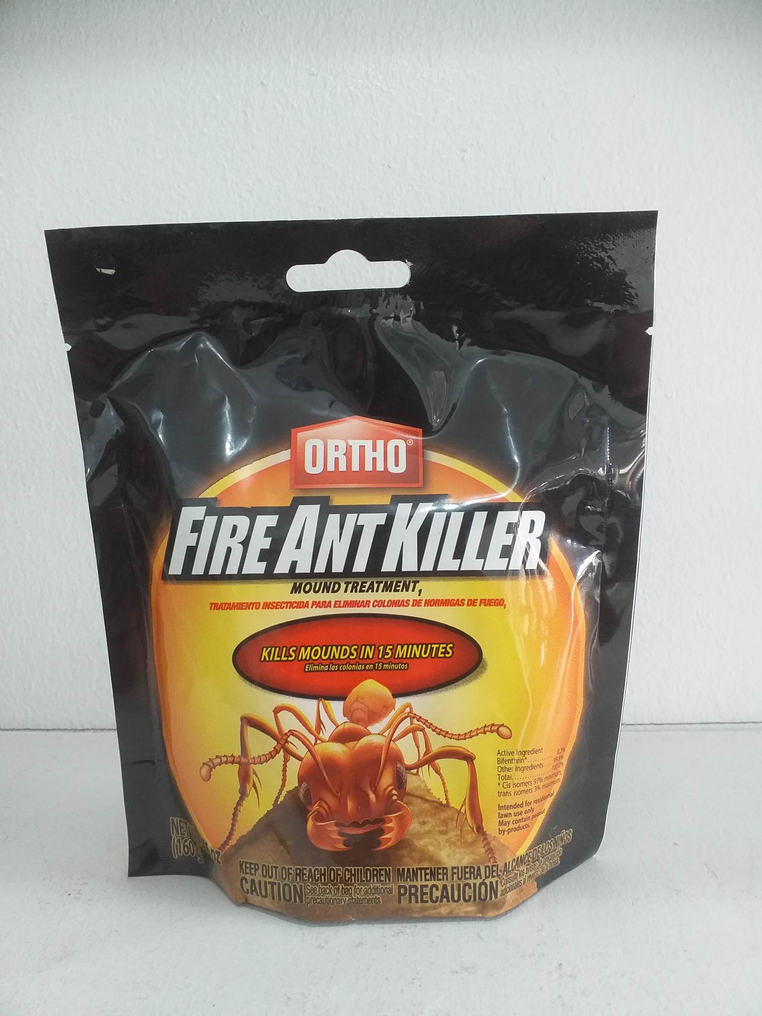 Ortho Fire Ant Killer Mound Treatment1,Kills mounds in 15 minutes (160g