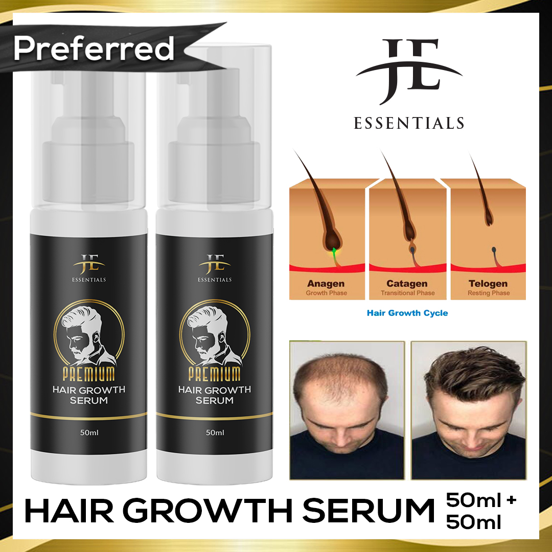 100% Original | Pampatubo ng Buhok | Hot Sale | Essentials Hair Growth  Serum for Men | Hair Grower Effective Fast Long Hair Pro Natural PH Hair  Grower | Hair treatment for