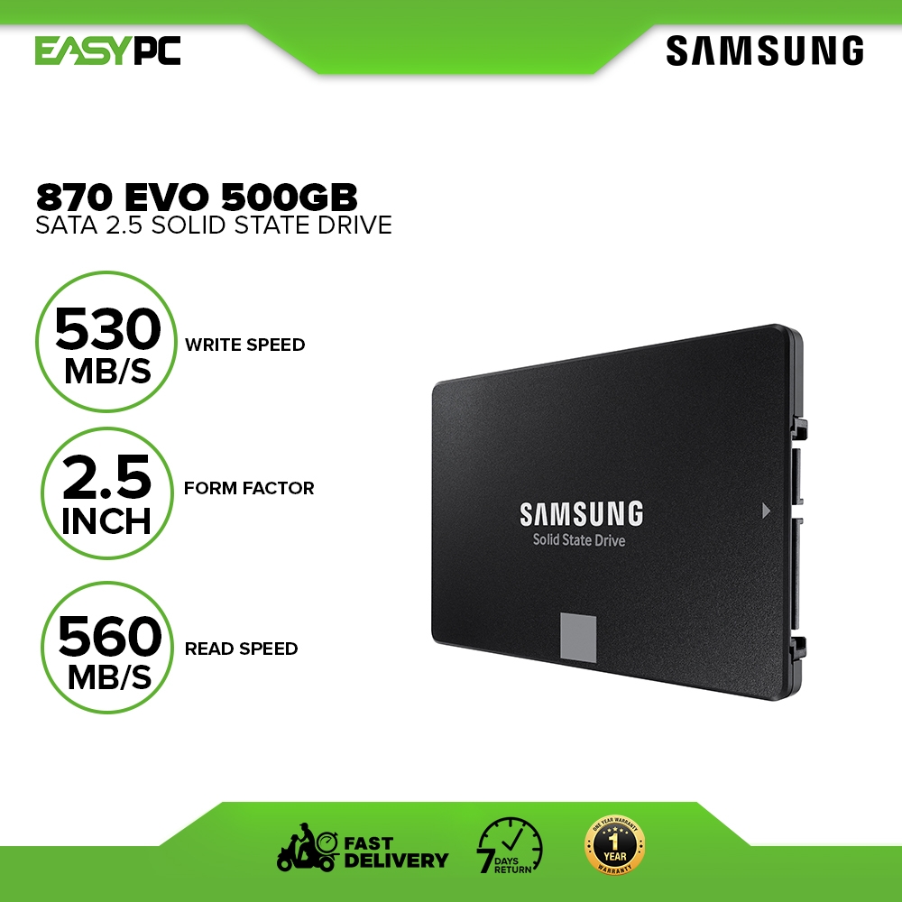 Samsung SSD 870 EVO 500gb SATA 2.5"