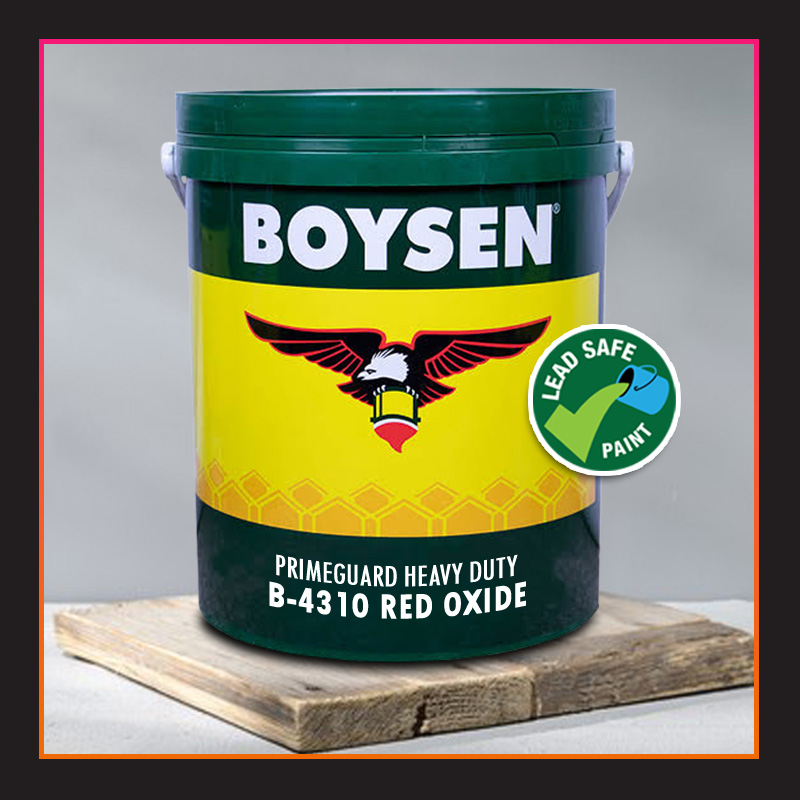 Boysen B 4310 Primeguard Industrial Primer Red Oxide 1 Gallon 4 Liters Lazada Ph