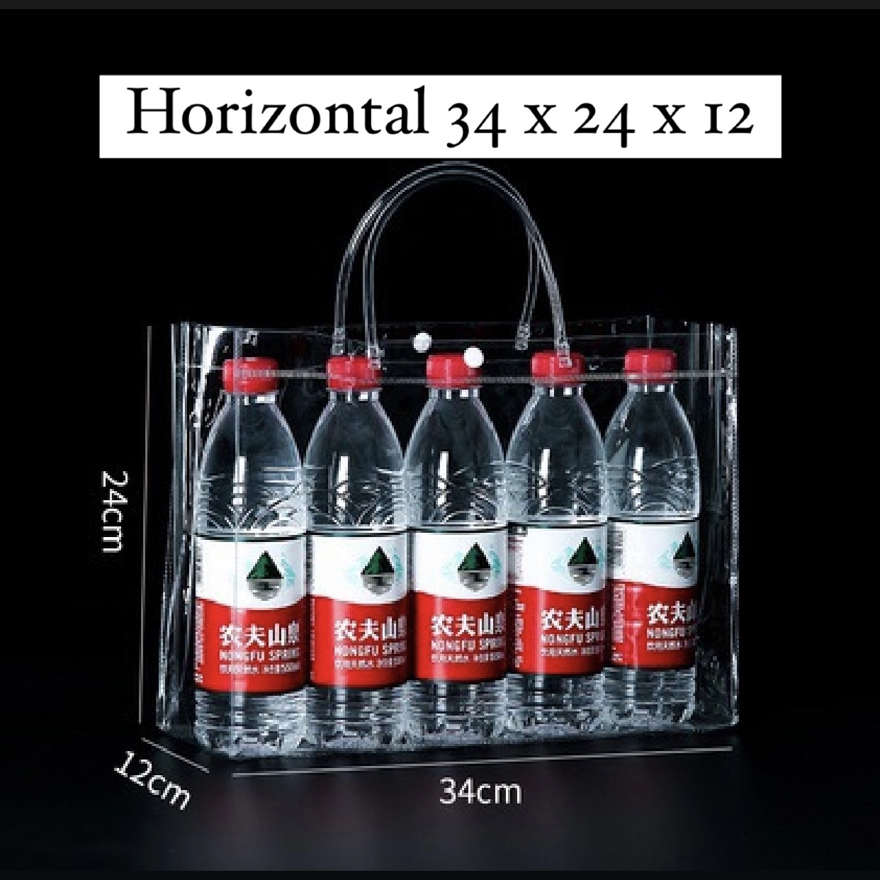 Transparent PVC Gift Bag for Gift Packaging Totebag Cute Bag Gift