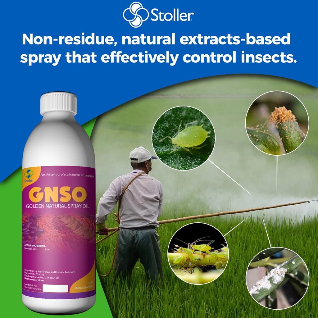 Stoller GNSO Golden Natural Spray Soybean Oil Made in USA (1 Liter