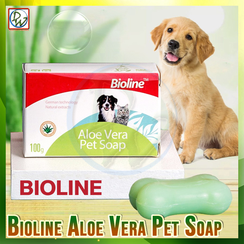 Bioline Aloe Vera Pet Soap AntiTick & Flea Dog Soap 100g Lazada PH