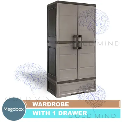 Megabox Wardrobe Cabinet with 1 drawer Gift 2kup Gift 2kup