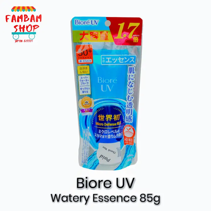 Fambam Shop Biore Uv Aqua Rich Watery Essence Spf 50 Pa 85g Big Size Japan Imported Lazada Ph