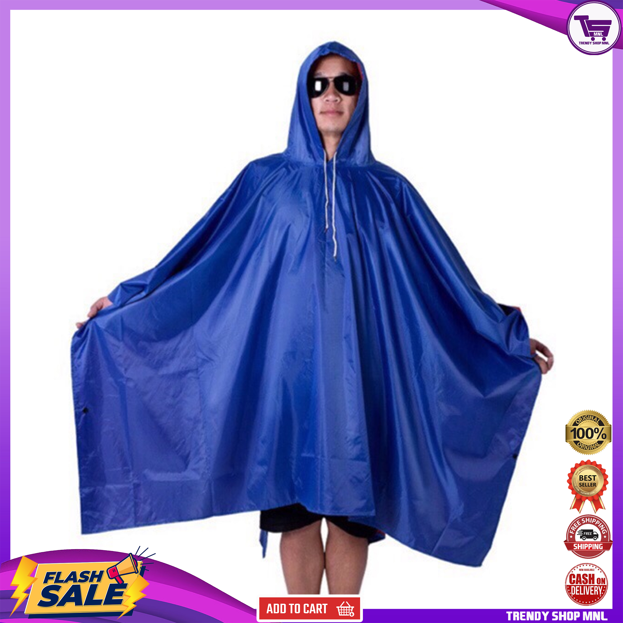 Original Motorcycle Waterproof Breathable Rain Coat Easy To Wear
