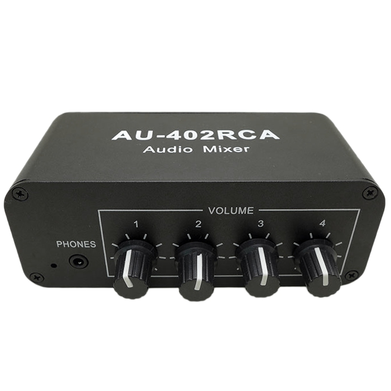 Bảng giá Multi-Source RCA Mixer Stereo Audio Reverberator Audio Switch Switcher 4 Input 2 Output Driver Headphone Volume Control Phong Vũ