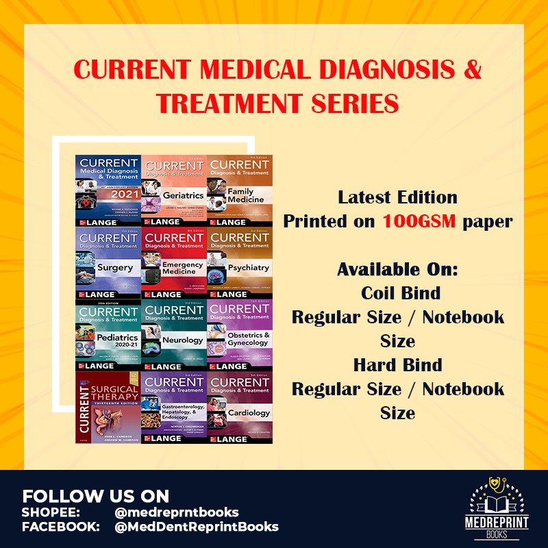 CURRENT MEDICAL DIAGNOSIS & TREATMENT SERIESnl1 Lazada PH