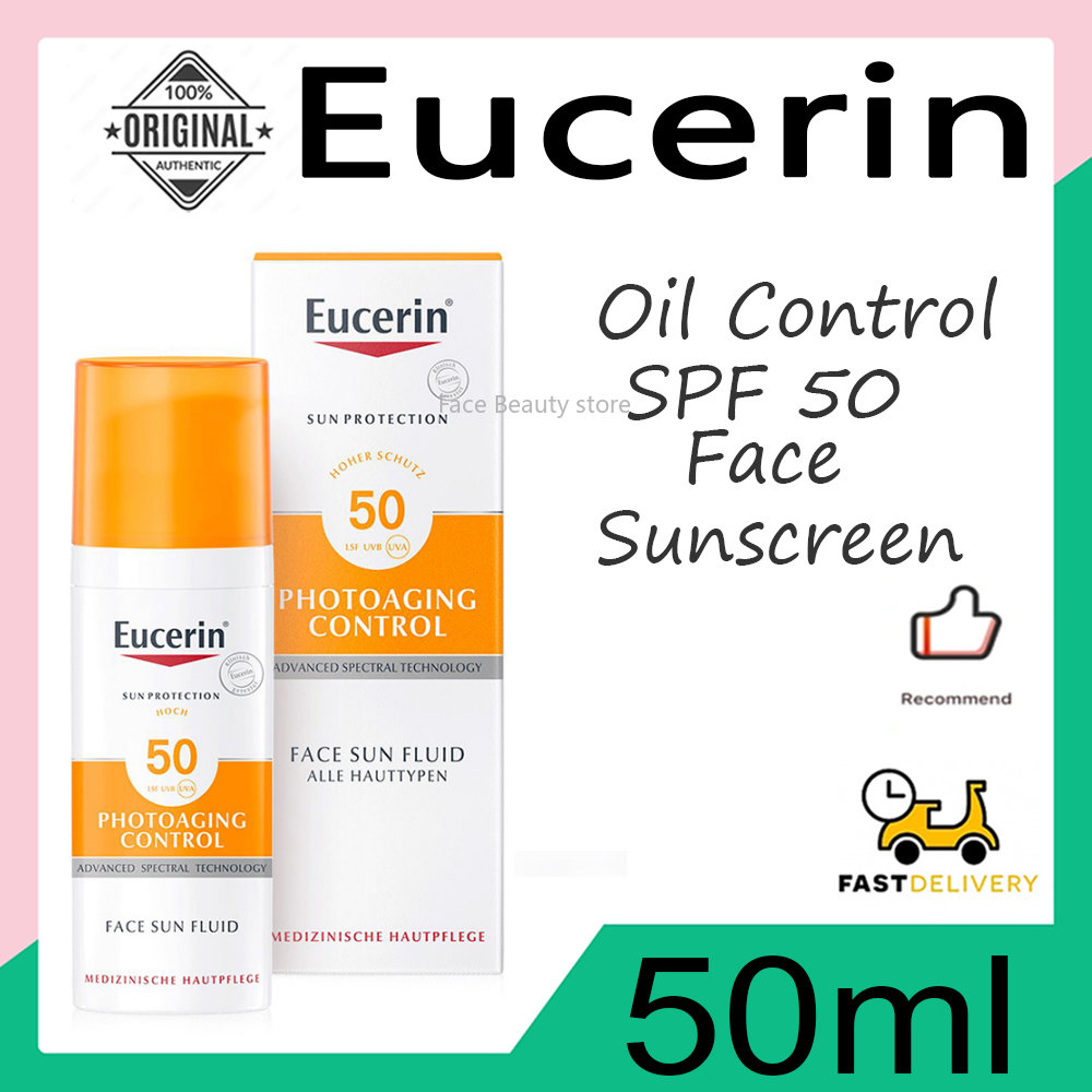EUCERIN SUN OIL CONTROL SPF 50 FACE SUNSCREEN LOTION
