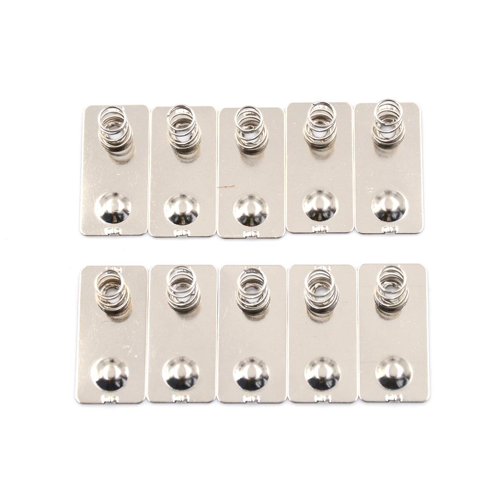 aiqinhaimaoyi 10PCS AA Battery Positive Negative Conversion Spring Contact Plate