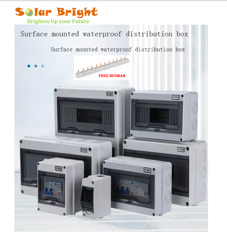 IP65 Waterproof Surface Mount ABS Plastic MCB Distribution 2 5 8 12 18 ...