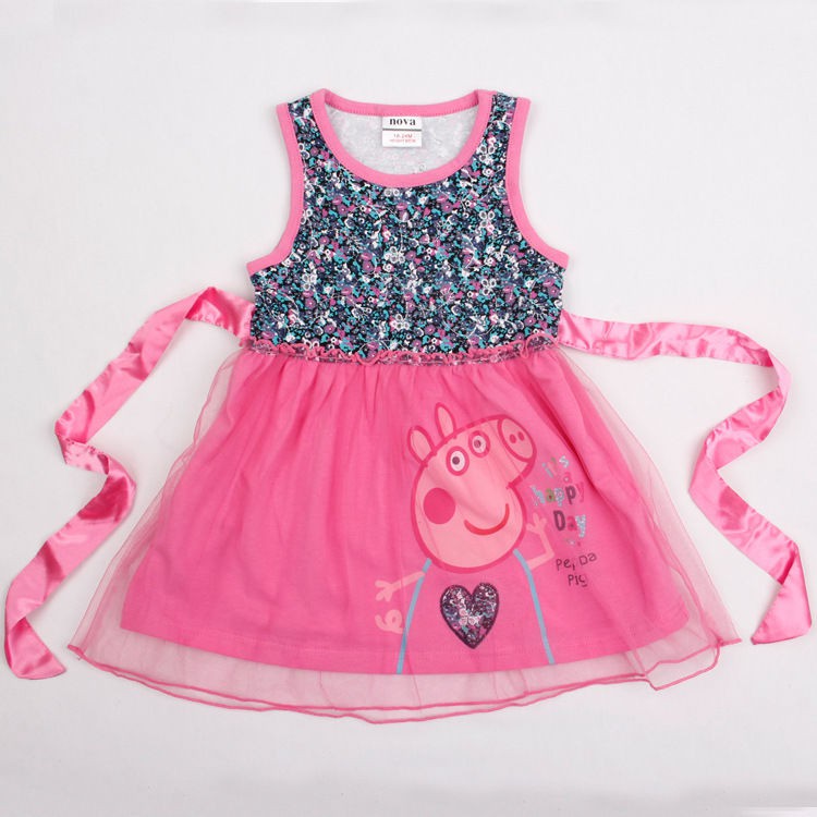 Peppa Pig Children s Dress Female Xia Peipei Pig Baby Skirt Peppa Pig ...
