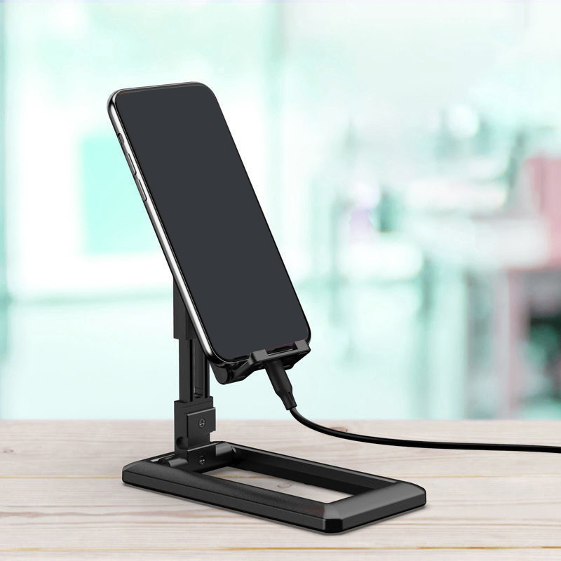 wuyangmin Foldable Tablet Mobile Phone Desktop Phone Stand Holder Adjustable Desk Bracket