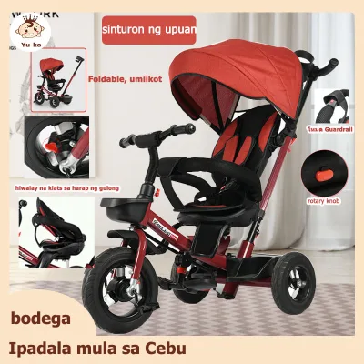 Detachable stroller with removable seat belt, children's bike, baby tricycle, baby bike, baby stroller, baby stroller 3 wheel kids pedal car