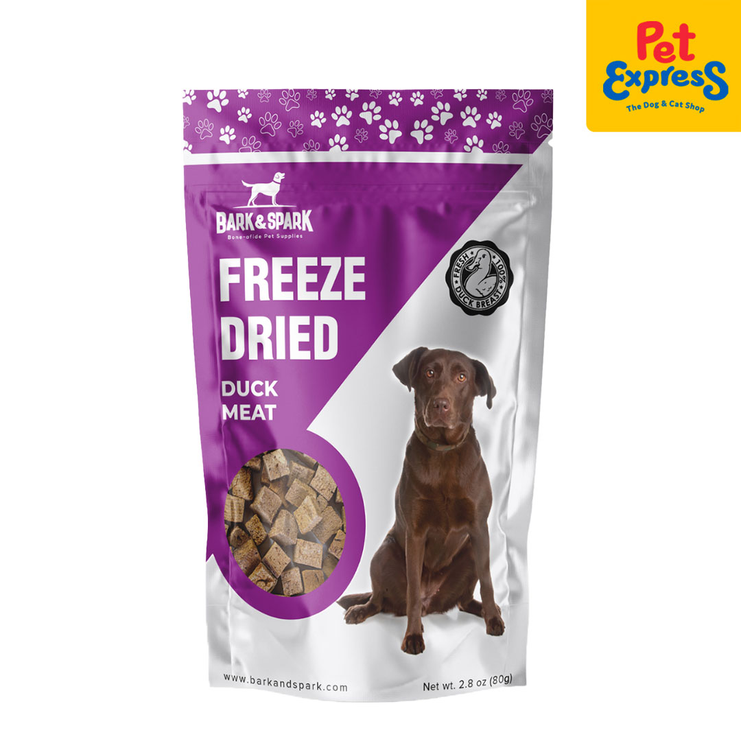Bark and Spark Freeze Dried Duck Dog Treats 80g Lazada PH