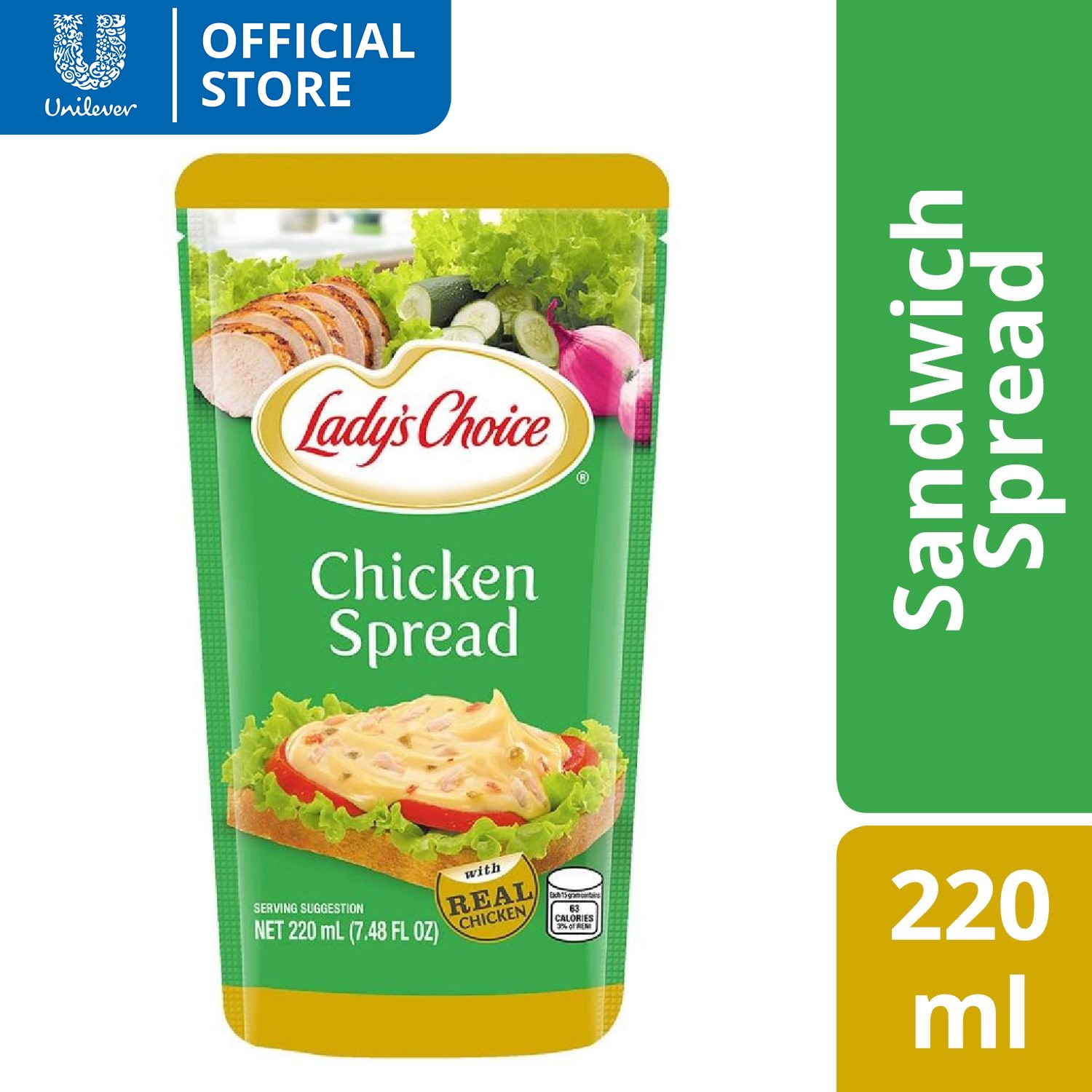 Lady's Choice Chicken Sandwich Spread 220ml Pouch Lazada PH