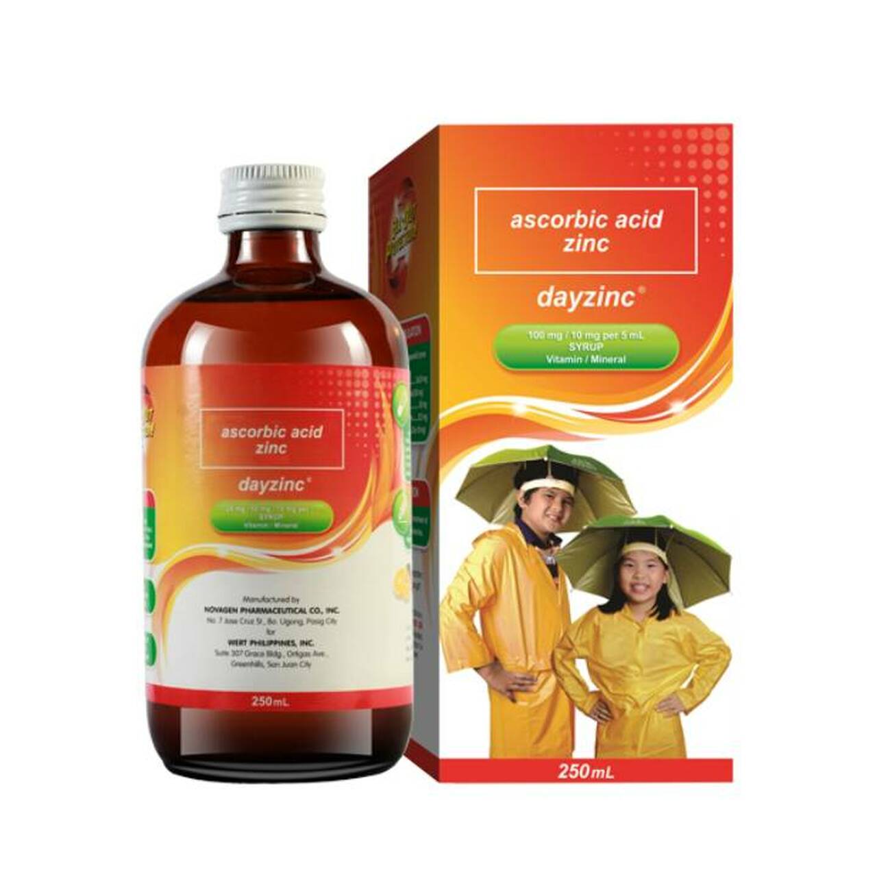 DAYZINC Sodium Ascorbate+Ascorbic Acid + Zinc Vitamin C Syrup(212 Yr s