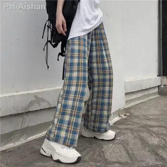 mens plaid jogger pajamas