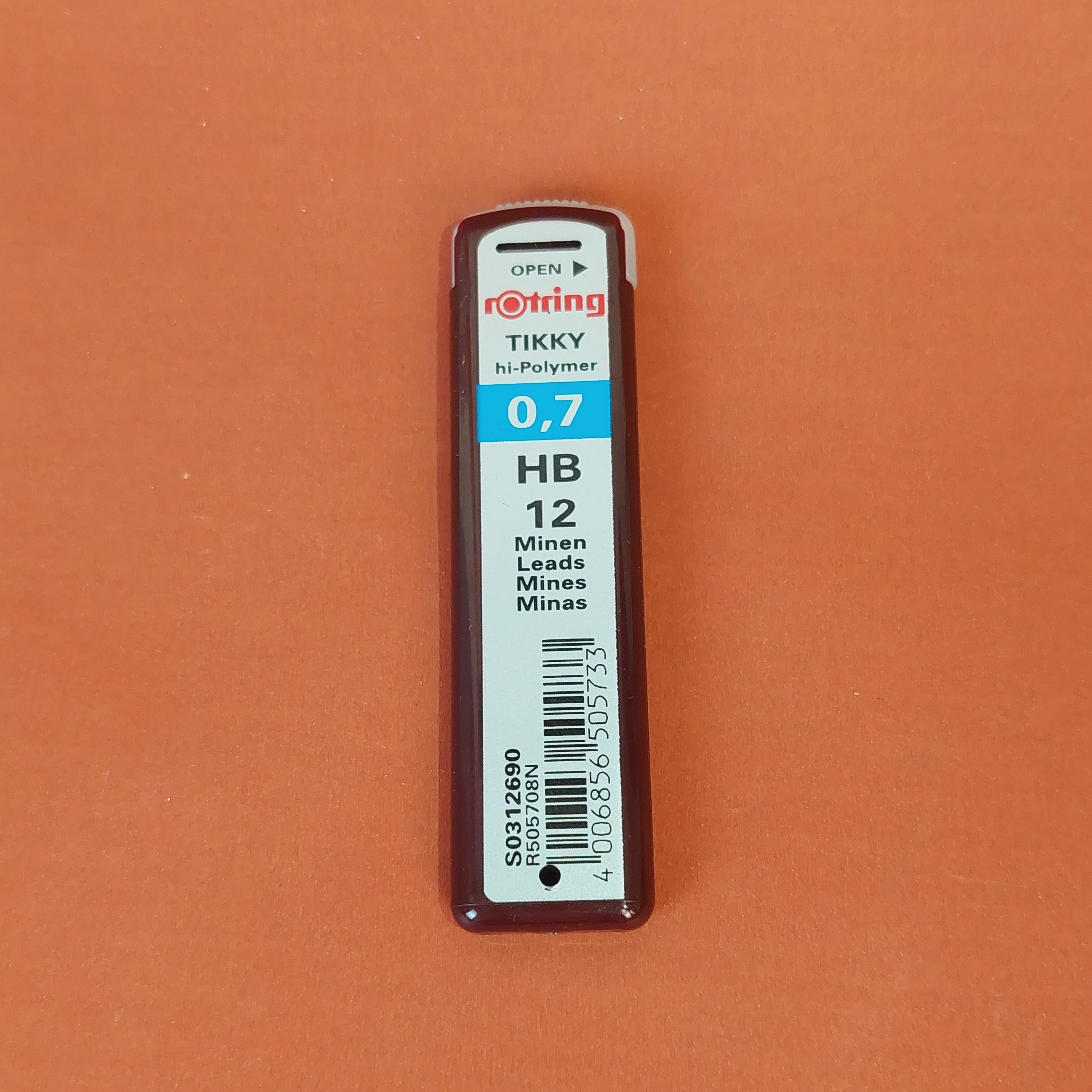 Lead (Rotring) Tikky HiPolymer 0.7 HB 12 Leads Pack Lazada PH