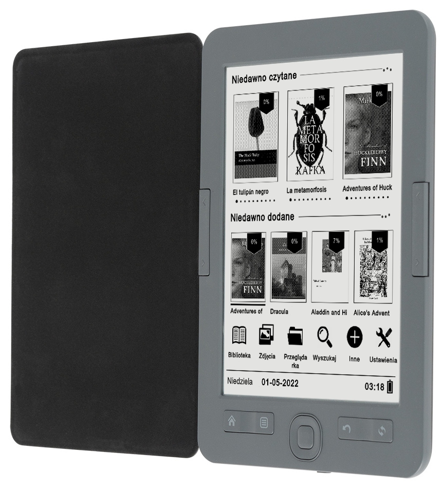 Bemi Cognita+ ebook reader with 6inch EInk Carta Screen, 4GB Memory