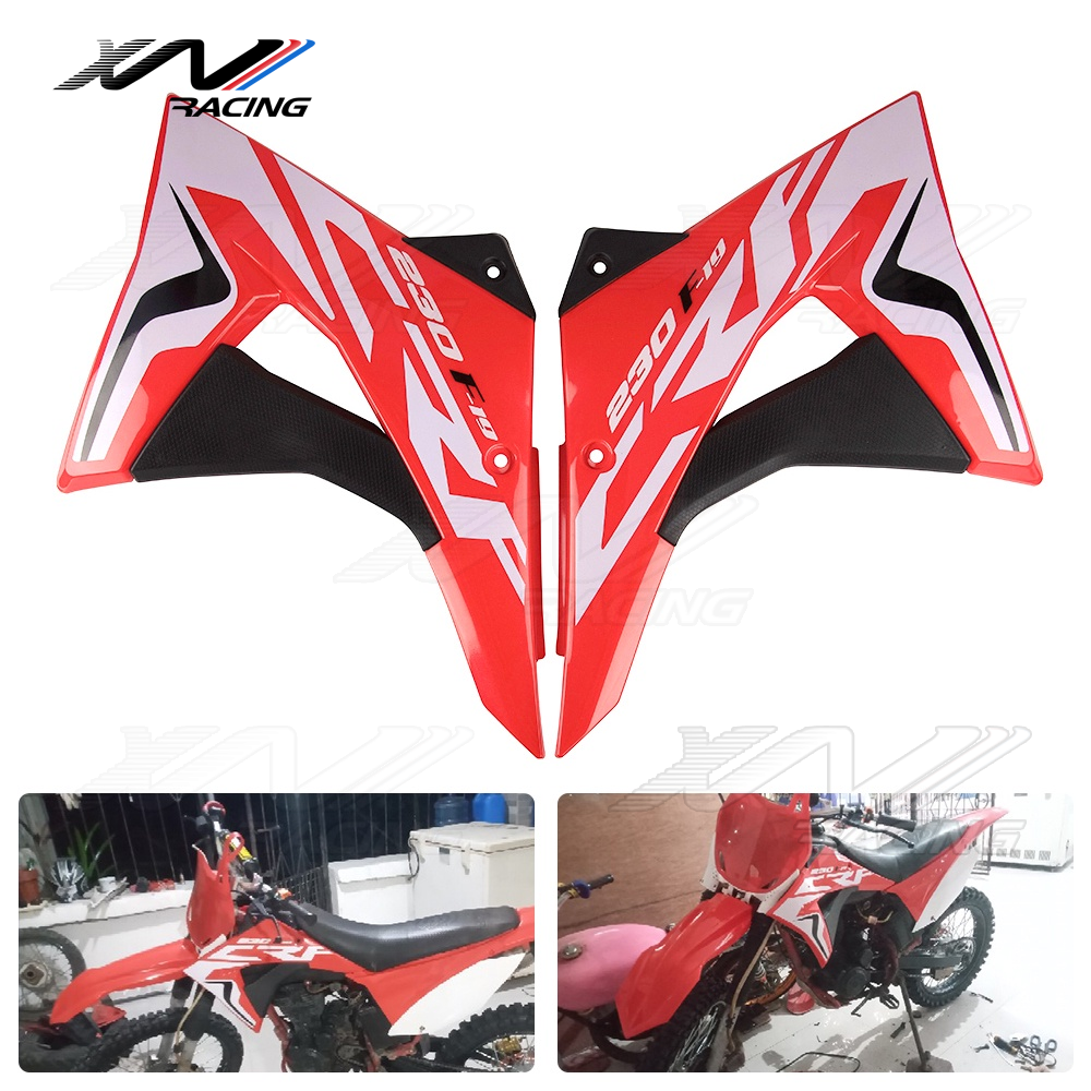 [Ready Stock] Dirt Bike Front Side Guard Mudguard Fuel Tank Guard For Honda CRF CRF230F Motor